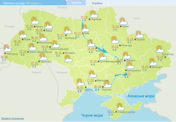 Украинцам рассказали, когда ждать солнечную погоду