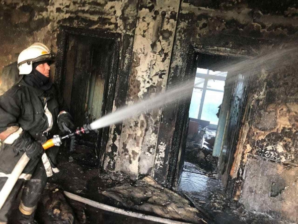 В санатории «Красные зори» в Одессе произошел пожар. Фото
