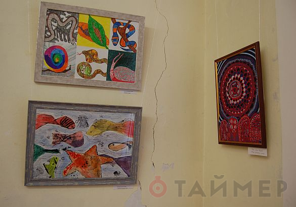 Одесские дети сделали из ткани праотца Ноя и нарисовали планеты