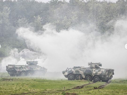 Україна провела масштабні навчання на кордоні з Росією