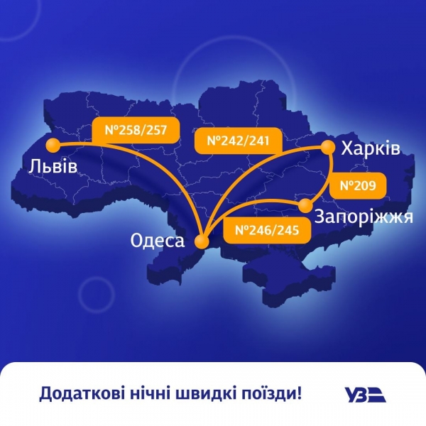 Курортный сезон: на Одессу бросили больше поездов из Львова, Харькова и Запорожья