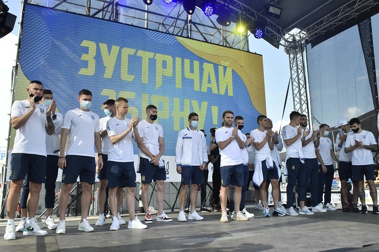 З концертом та гімном: збірну України урочисто зустріли після Євро-2020