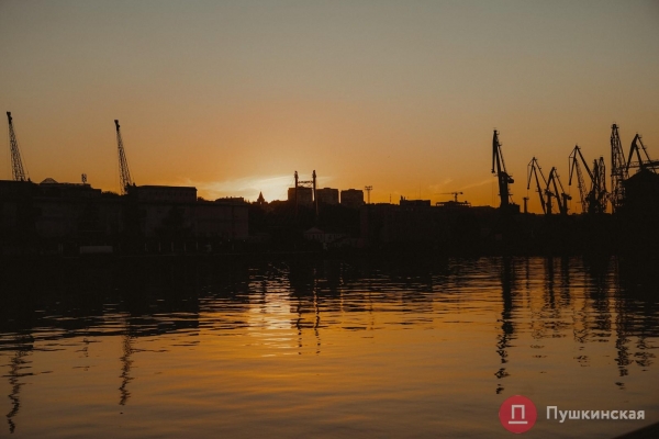 Полчища медуз и нежный закат: фоторепортаж с одесского морвокзала
