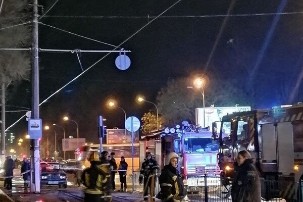 На Фонтане сгорели четыре торговых павильона