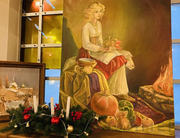 В одесской кирхе наступила живописная «Зима»