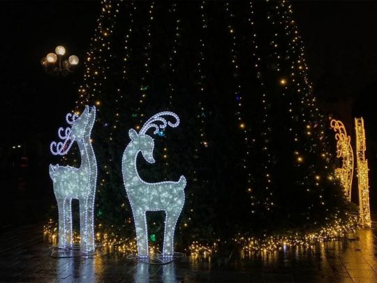 У кого крутіше: українські міста «змагаються» у красі новорічних ялинок (фото, відео)