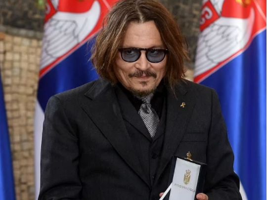 Джонні Депп отримав медаль за заслуги перед Сербією