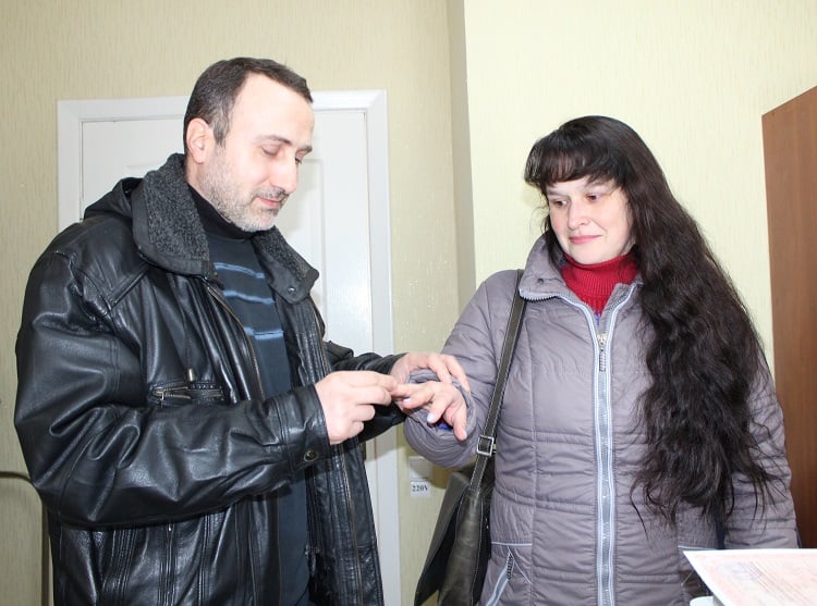 Після реєстрації шлюбу наречений відправився боронити країну від окупантів