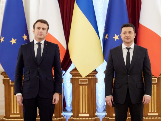 «Разом до нових спільних перемог»: Зеленський звернувся до Макрона після оголошення результатів виборів у Франції