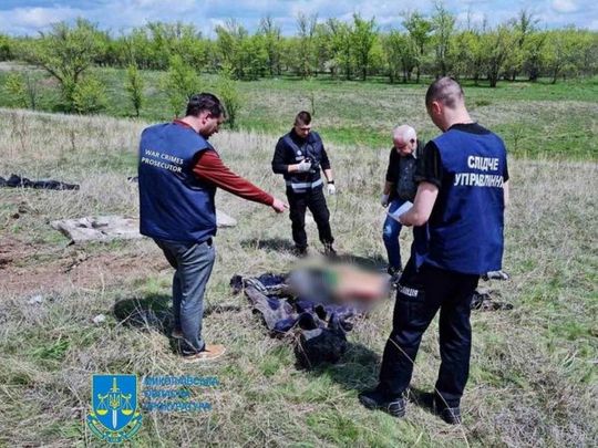 «Катували та розстріляли»: на Миколаївщині знайшли могилу з тілами місцевих жителів, вбитих рашистами