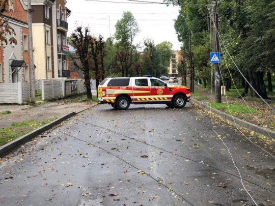 Удар негоди по Прикарпаттю: повалено дерева, підтоплено житло та дороги