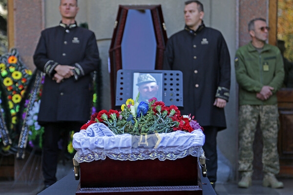 В Одессе простились с четырьмя защитниками Украины