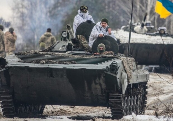 Карта боевых действий в Украине 7 декабря