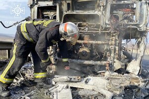 На трассе Одесса – Киев загорелась фура: подробности происшествия
