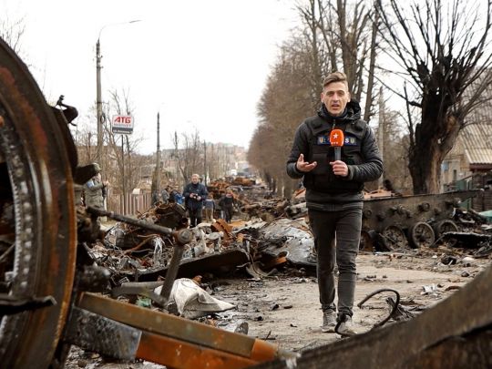 «Вперше за час війни я пошепки молився»: військкор Олег Корнієнко про роботу в Бахмуті
