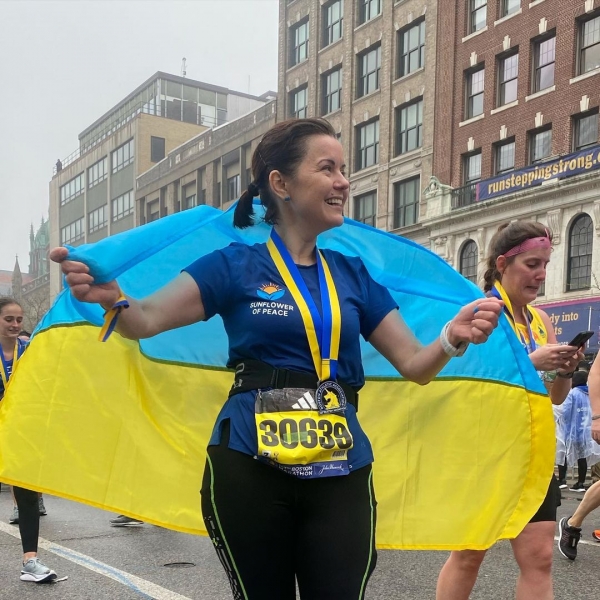 «Абсолютна насолода»: Марічка Падалко пробігла Бостонський марафон (фото)