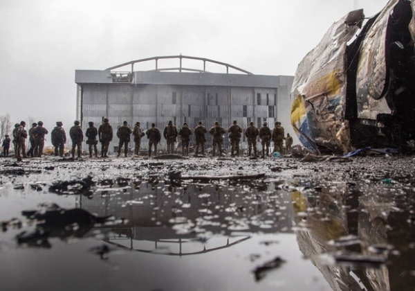 Карта боевых действий в Украине 9 апреля