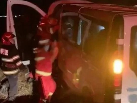 В Румунії перекинувся мікроавтобус з американськими солдатами: є постраждалі