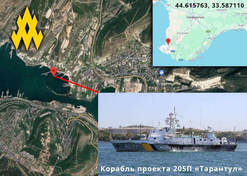 Ще один за відомим курсом: партизани виявили потоплений російський військовий корабель, про який не було відомо