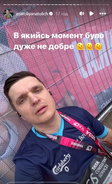 Анатолій Анатоліч пробіг Лондонський марафон на підтримку українських військовополонених