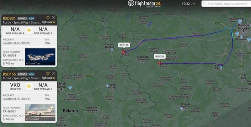 путін прилетів до Мінська з літаком-двійником та супроводом винищувачів — ЗМІ