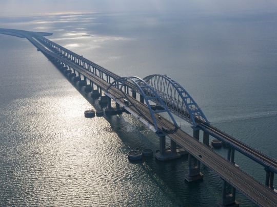 росія встановила новий секретний об’єкт біля Кримського мосту