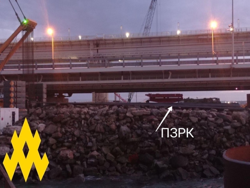 росія встановила новий секретний об’єкт біля Кримського мосту