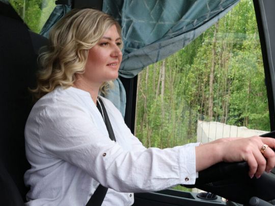 «Почуваюся, як перша жінка-космонавт»: історія єдиної в Україні водійки в компанії з міжміських пасажирських перевезень