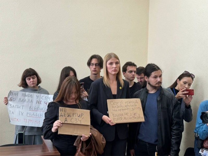 Гучна справа: суд заарештував «дезертира» Гнезділова, той пригрозив голодуванням (фото, відео)