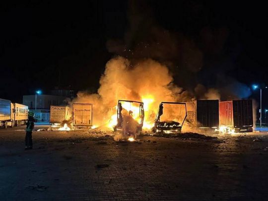 «Шахеди» атакували порт в Ізмаїлі: зупинено роботу пункту пропуску на кордоні з Румунією (фото)