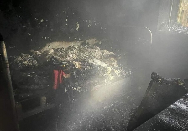 Сгорел из-за курения: в Одесской области во время пожара погиб мужчина