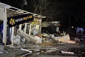 Последствия ночной атаки Одессы: пострадали два человека, убило собаку (фото, видео)